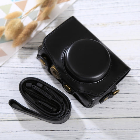 Étui en peau PU pour appareil photo complet avec tracolla pour Canon PowerShot SX730 HS/SX720 HS, pour SX730 HS