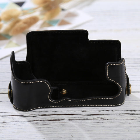 Base mezza custodia per fotocamera in pelle PU con filo da 1/4 di pollice per FUJIFILM X-E3, For FUJIFILM X-E3, For FUJIFILM XE3