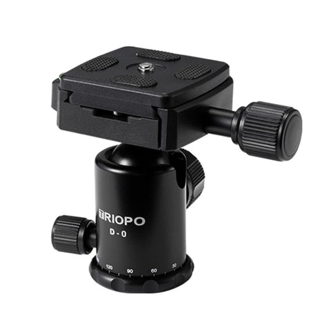 Treppiede portatile regolabile in lega di alluminio TRIOPO T226 con testa a sfera D-0 per fotocamera reflex, T226