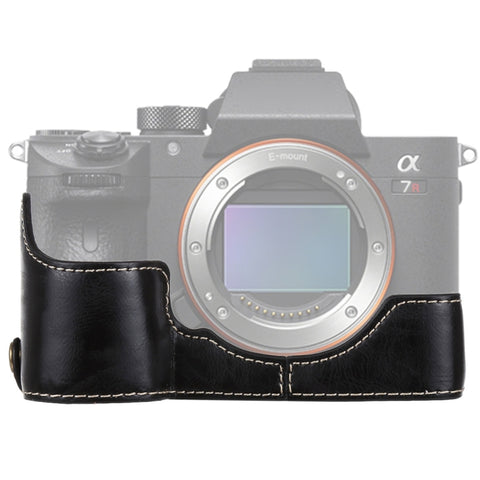 Base mezza support pour appareil photo en cuir PU avec fil de 1/4 de pouce pour Sony ILCE-A9 / A9 / A7RIII, pour Sony A9