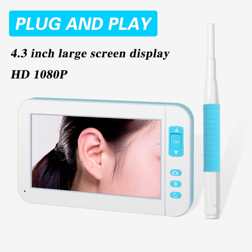 4.3 Inch HD1080P Digital Endoscope with 6 LEDs, 3.9mm