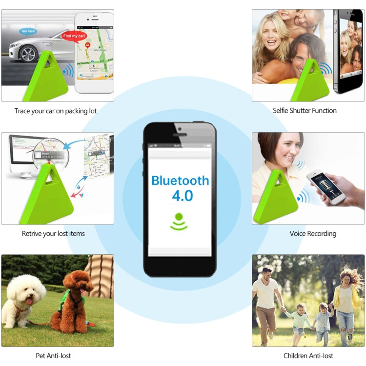 Triangolo Smart Bluetooth Anti-smarrimento HCX003 - Portachiavi