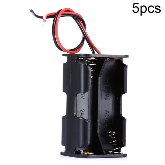 5 pz LandaTianrui LDTR-DJ002 6 V 4 batterie AA Custodia portaoggetti con cavo da 18 cm per Arduino, 6V 4 x AA - Novalix Store