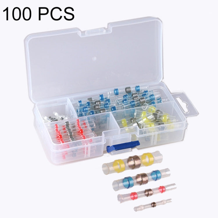 100 PCS Water Resistant Heat-Shrink Tubes for Soldering