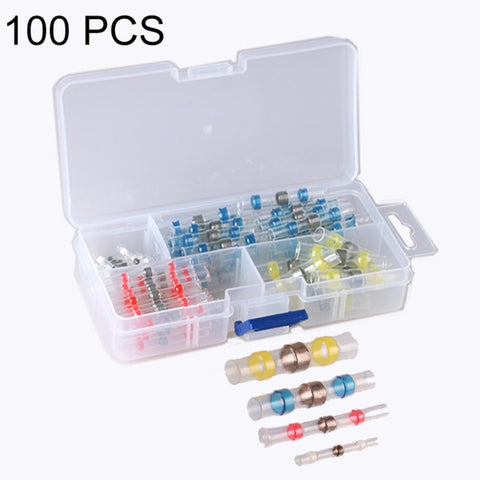 Tuyau thermorétractable avec anneau de soudure résistant à l'eau professionnelle de 100 pièces/scatola, 100 pièces/ensemble