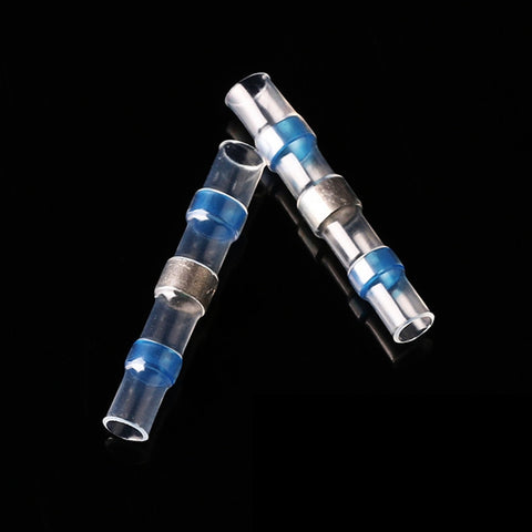 100 PZ AWG16-14 1.5-2.5mm Sigillo Termoretraibile Terminali Filo Terminali Blu Manicotto A Saldare, 1.5-2.5mm Blue - Novalix Store