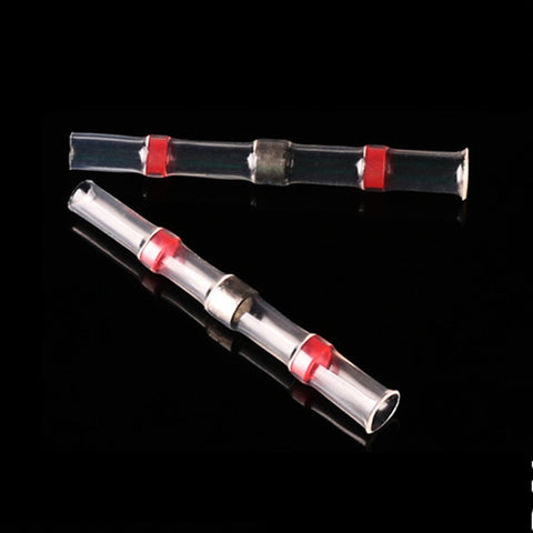 100 PZ AWG22-18 0,5-1,5 mm Sigillo Termoretraibile Terminali Filo Terminali Rossi Manicotto A Saldare, 0.5-1.5mm Red - Novalix Store