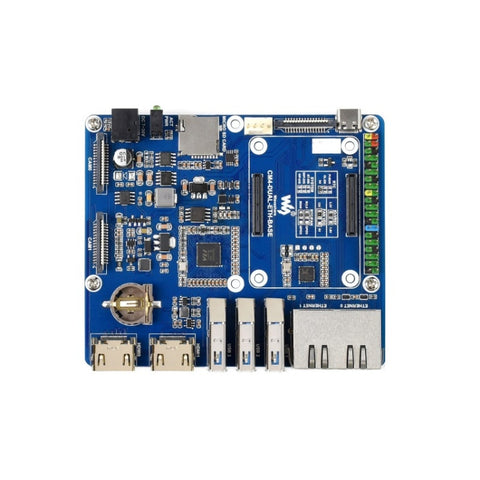 Module d'élaboration Waveshare Scheda base Dual Gigabit Ethernet pour Raspberry Pi CM4, pour Raspberry Pi CM4