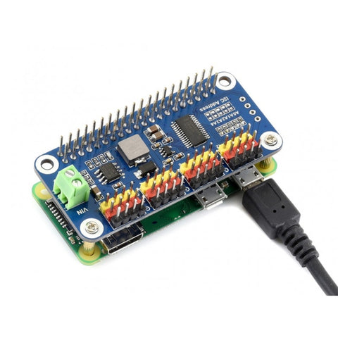 Servoazionamento HAT I2C a 16 canali e 12 bit Waveshare per Raspberry Pi, 15275
