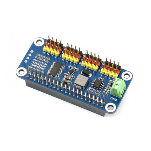 Servoazionamento HAT I2C a 16 canali e 12 bit Waveshare per Raspberry Pi, 15275