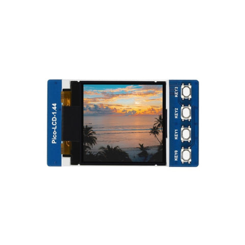 Module d'affichage WAVESHARE LCD de 1,44 pouces 65K couleurs 128 x 128 pour Raspberry Pi Pico, interface SPI, 1,44 pouces