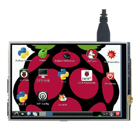 Écran tactile LCD TFT de 3,5 pouces Touch Shield avec stylet pour Raspberry Pi