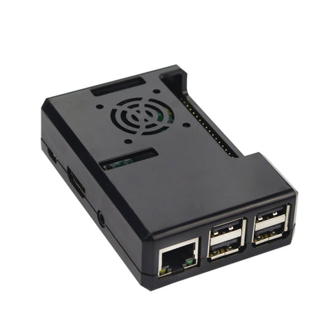 Étui de protection en ABS avec support pour ventola de raffreddamento pour Raspberry pi 3