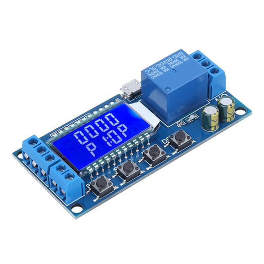 XY-LJ02 6-30V Micro USB Display LCD digitale Temporizzatore con ritardo di controllo del modulo relè