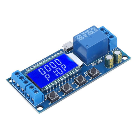 XY-LJ02 6-30 V Micro USB affichage LCD numérique temporisateur avec contrôleur de contrôle du module relais
