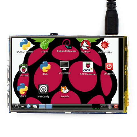Écran tactile LCD TFT de 3,5 pouces 320x480 WAVESHARE pour Raspberry Pi