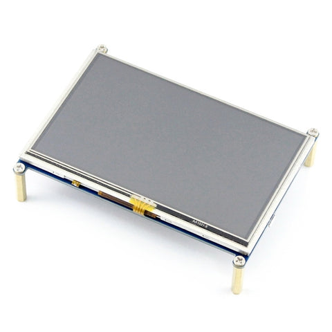 Écran tactile LCD HDMI 800x480 de 5 pouces WAVESHARE pour Raspberry Pi, LCD HDMI 5 pouces