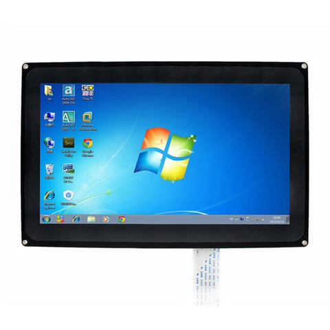 Écran tactile LCD résistant à 10,1 pouces WAVESHARE, interface HDMI avec support, prend en charge plus de mini-PC, 10,1 pouces HDMI LCD (H) (avec étui)