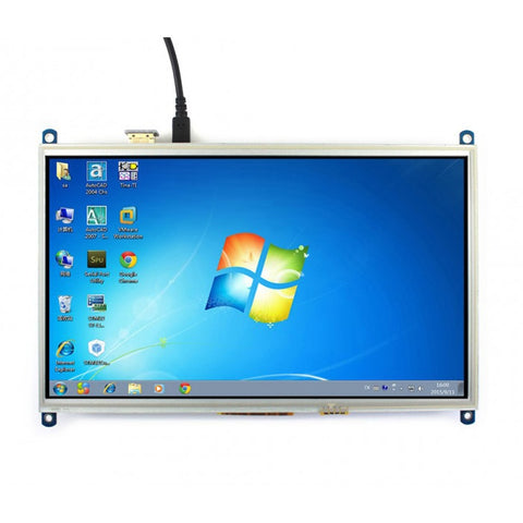 Écran tactile LCD résistant à 10,1 pouces WAVESHARE, interface HDMI, projet pour Raspberry Pi, LCD HDMI 10.1 pouces