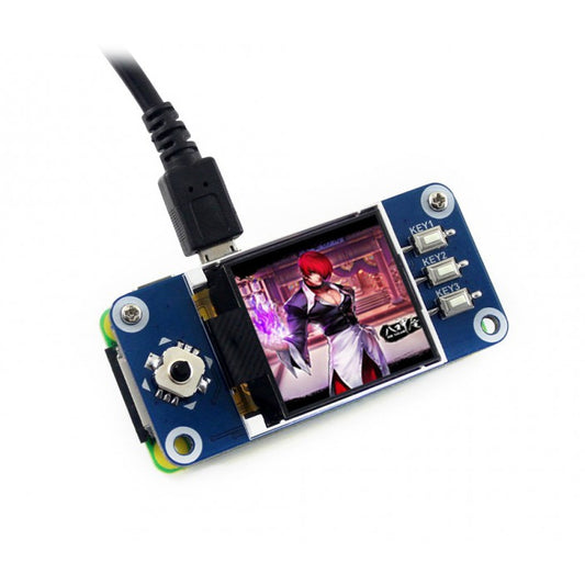 cappello-con-display-lcd-waveshare-128x128-da-144-pollici-per-raspberry-pi-1-44inch-lcd-hat - immagine 1