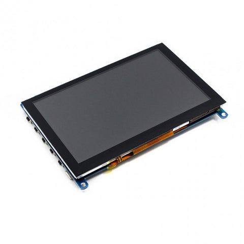 L'écran tactile WAVESHARE de 5 pouces HDMI LCD (H) 800x480 pour Raspberry Pi prend en charge différents systèmes, 5 pouces HDMI LCD (H)