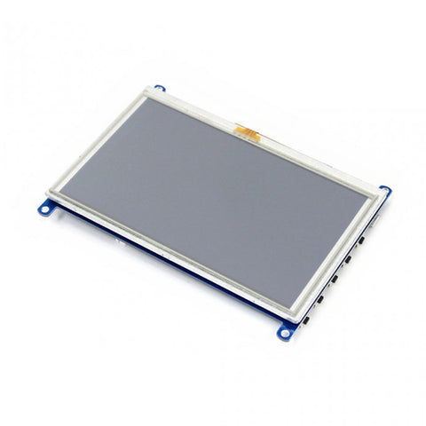 L'écran tactile WAVESHARE de 5 pouces HDMI LCD (G) 800x480 pour Raspberry Pi prend en charge différents systèmes, 5 pouces HDMI LCD (G)
