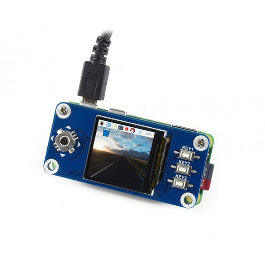 cappello-con-display-lcd-ips-waveshare-240x240-da-13-pollici-per-raspberry-pi-1-3inch-lcd-hat - immagine 1