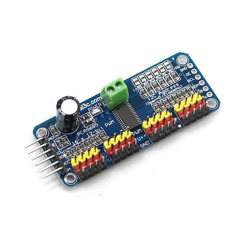 Contrôleur servomoteur PWM à 16 canaux disponible pour Arduino, PCA9685