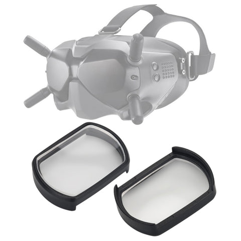 RCSTQ 2 PCS 350 Gradi Occhiali Miopia Lente di Correzione della Vista Lente Asferica per DJI FPV Occhiali V2, 350 Gradi