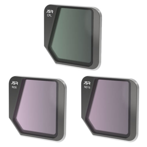 Filtre obettivo JSR Drone 3 en 1 CPL+ND8+ND16 pour DJI Mavic 3, CPL+ND8+ND16