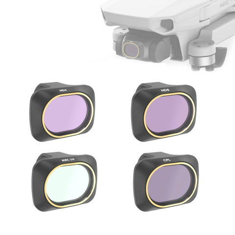 JSR Drone 4 in 1 filtro obiettivo UV + CPL + ND4 + ND8 per DJI MAVIC mini, UV+CPL+ND4+ND8