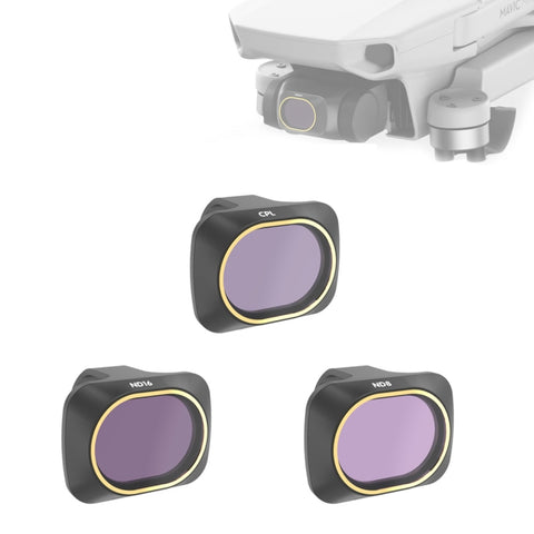 JSR Drone 3 in 1 CPL+ND8+ND16 Filtro obiettivo per DJI MAVIC mini, CPL+ND8+ND16