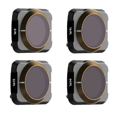 JSR Drone 4 in 1 ND8-PL+ND16-PL+ND32-PL+ND64-PL Filtro obiettivo per DJI MAVIC Air 2, ND8PL+ND16PL+ND32PL+ND64PL