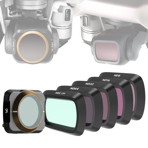 Filtro obiettivo JSR Drone 4 in 1 UV+CPL+ND8+ND16+ND32+ND64 per DJI MAVIC Air 2, UV+CPL+ND8+ND16+ND32+ND64