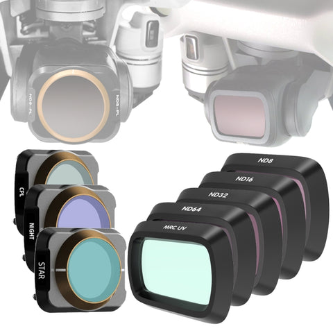JSR Drone 8 in 1 UV+CPL+ND8+ND16+ND32+ND64+NIGHT+STAR Filtro obiettivo per DJI MAVIC Air 2, 8 in 1 Filter