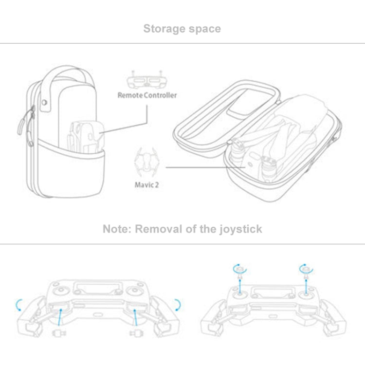 PGYTECH P-HA-032 Mini borsa portaoggetti portatile per DJI Mavic 2, P-HA-032