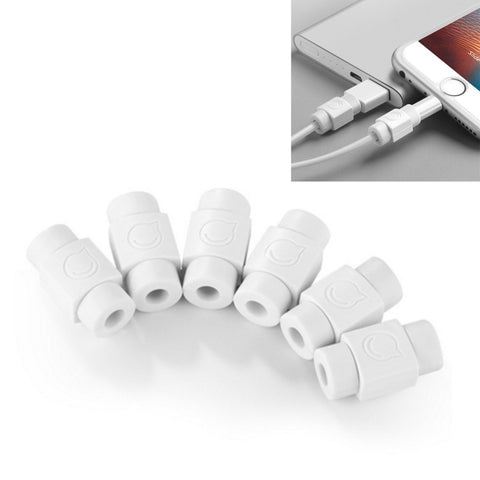UGREEN LP127 6 pezzi di protezione anti-rottura per cavo dati per tutti i cavi dati originali Apple