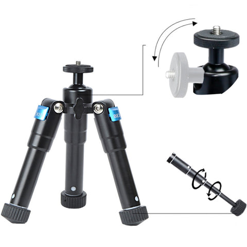 BEXIN MS15 Mini treppiedi da tavolo multifunzionali per fotocamera per telefono cellulare con autoscatto