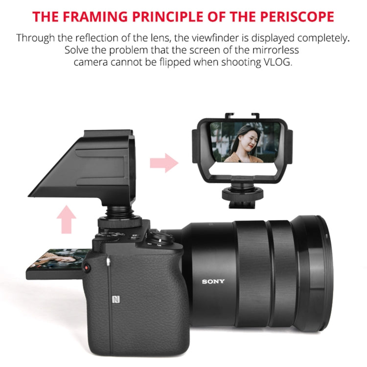 Schermo ribaltabile universale per fotocamera Vlog YELANGU A74