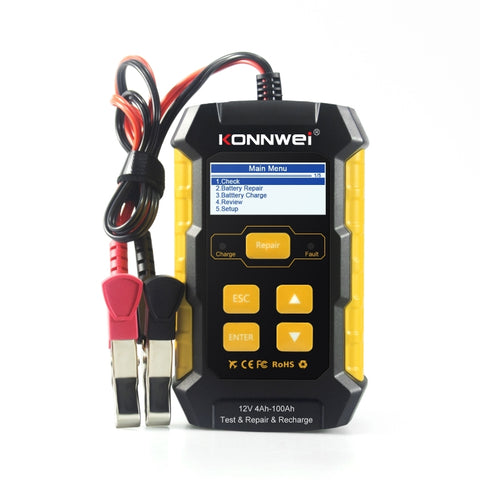 Tester Batteria Auto 3 in 1 KONNWEI KW510 - Caricatore e Riparatore