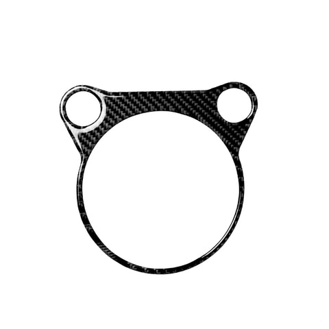 Adhésif décoratif pour panneau de console de position de l'ingranaggio en fibre de carbone pour voiture pour Nissan 370Z Z34 2009-, guide vers l'avant et l'avant universel, panneau de console de position d'engrenage complet