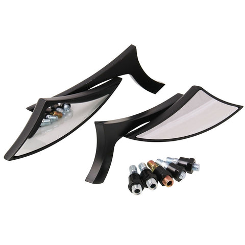 Lunettes rétroviseurs latéraux pour moto pour Harley Dyna Touring, MB-MR031-BK