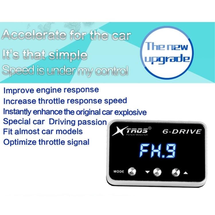 TROS TS-6Drive Potent Booster Electronic Throttle Controller, For Nissan Terra 2018-, For GreatWall Wingle 7 2012, For Nissan Sunny 2011-               ...