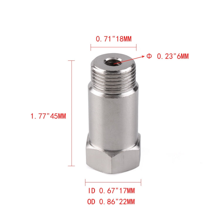 45mm Oxygen Sensor Extension Adapter M18x1.5 - 2 Pack