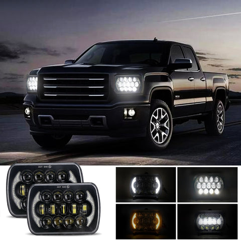 Lampade LED Quadrate 7 Pollici H4 per Auto - 30000LM 300W per Jeep