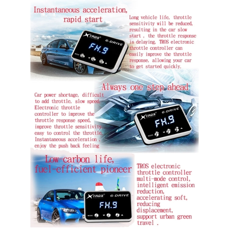 TROS TS-6Drive Potent Booster Electronic Throttle Controller, For Chevrolet Captiva 2018-, For Chevrolet Captiva 2007-2017, For Chevrolet Camaro 2010-20...