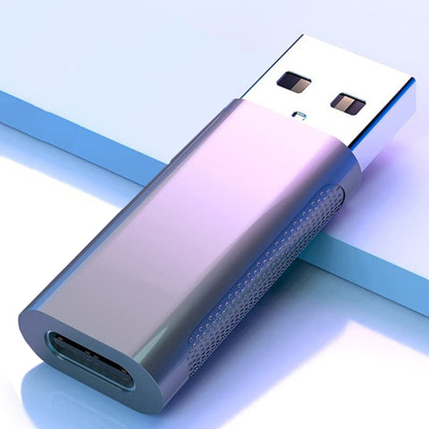 XQ-ZH011 Adattatore USB 3.0 maschio a USB-C/Type-C femmina OTG in lega di zinco, XQ-ZH011
