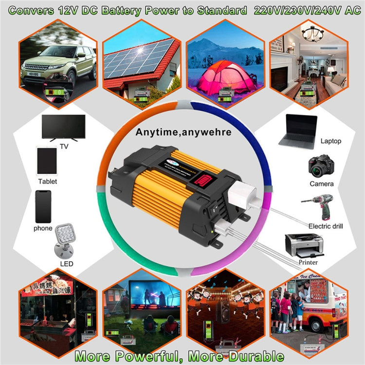 Alimentatore per Auto Little Wasp 12V a 220V 4000W con Display LED e