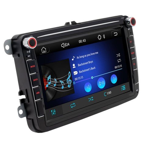 9083 Per Volkswagen Lettore audio MP5 per auto con schermo IPS da 8 pollici, supporto Bluetooth per chiamate in vivavoce / FM / scheda SD / AUX / Mirrorlink wireless, 9083