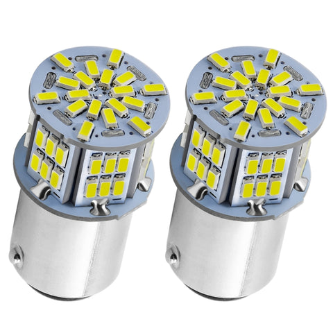 1 paio E0052 9-14V 1156-54SMD-2835 6000K 1080LM Luce bianca Decodifica auto Indicatori di direzione Luce di retromarcia, E0052 - Novalix Store